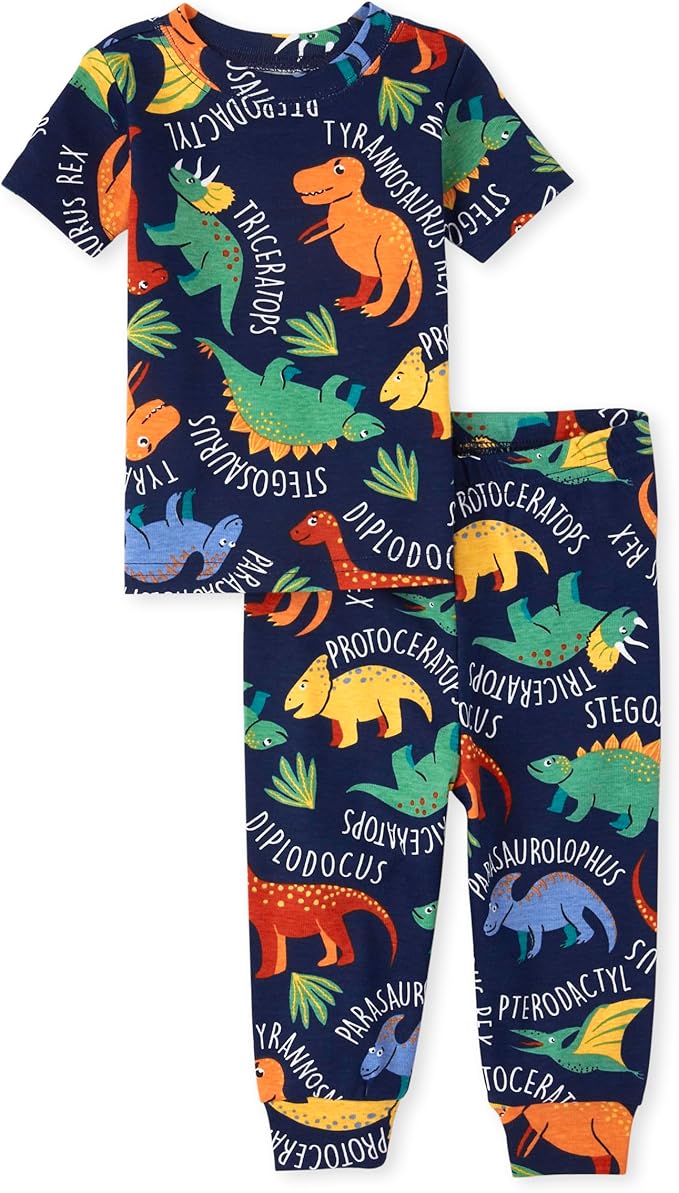 The Children's Place Baby Boys' Snug Fit 100% Cotton Short Sleeve Top and Pants by TheChildrensPlace