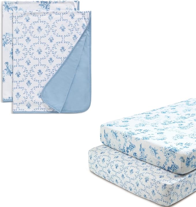 Delta Children 100% Organic Cotton Fitted Crib Sheets by DeltaChildren