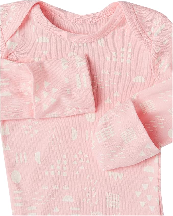 HonestBaby baby-girls 5-pack Long Sleeve Bodysuits One Piece 100% Organic Cotton - Image 7