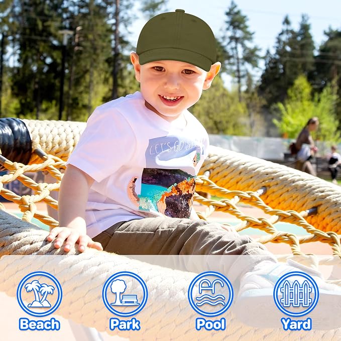 qikqik Baby Baseball Cap Toddler Baseball Hat Baby Ball Cap Toddler Hats - Image 3