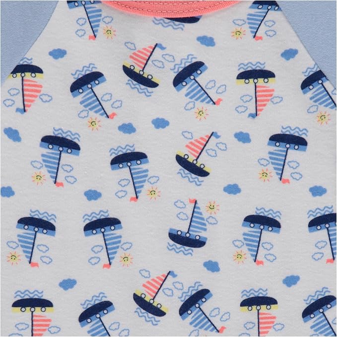 Cudlie 2-Pack Baby Boy Rompers – Soft Cotton, Everyday Comfort - Image 4