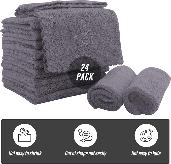 Sunny zzzZZ Ultra Soft 24 Pack Baby Washcloths - Image 2