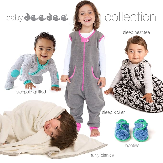 baby deedee Sleep Nest Teddy Sleeping Bag, Ivory, (Medium 6-18 Months)