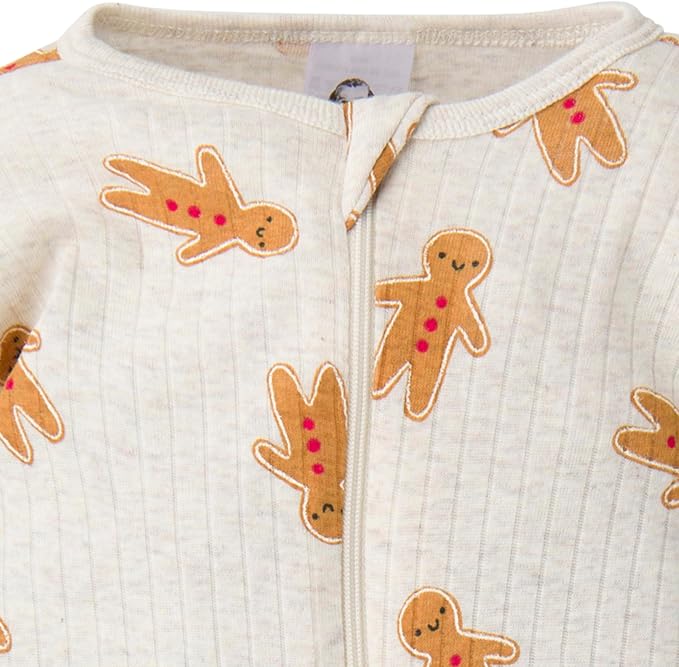 Gerber baby-girls Baby Unisex 2-pack 2-way Zip Textured Sleep 'N Play - Image 3