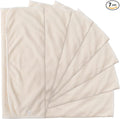 7 Pack Cloth Diaper Prefold Inserts with Snap - 2-4-2 Layers - Reusable and Absorbent - 13" x 15" Perfect for Any Diaper - Nora's Nursery