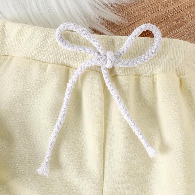 Happy Town Baby Fall Outfits for Girl Boy Long Sleeve Hoodie Top and Long - Image 5