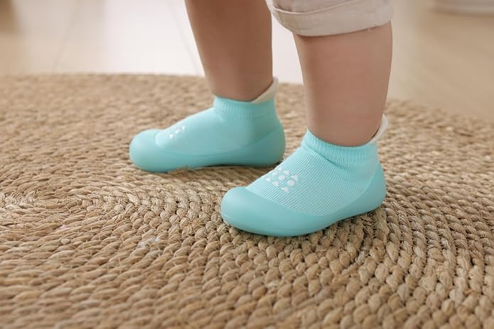 Baby Sock Shoes Toddler Walking Shoes Infant Slippers | Soft Rubber Sole - Image 6