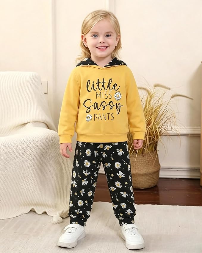 ZOEREA Toddler Girl Clothes Baby little Outfits Fall Winter Cute Sets 1-6T - Image 3