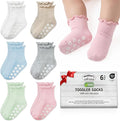 Organic Cotton Blend Ruffle Toddler Socks 6M-12M-2t-3t-4t-5t Gift by MothersChoice