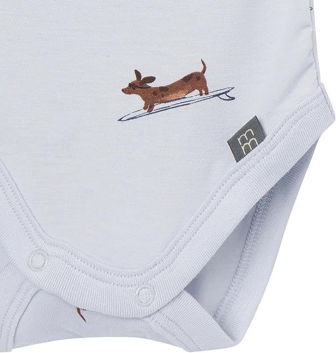 Modern Moments by Gerber Baby Viscose 4-Pack Bodysuit & Pant Set - Image 6