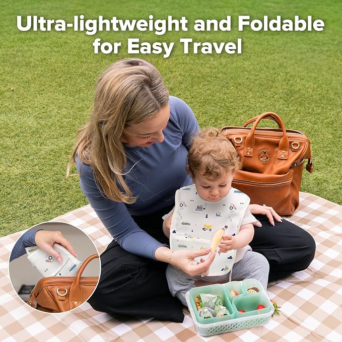 haakaa Waterproof Baby Bibs for Eating 2pcs for 6-24M - Image 7