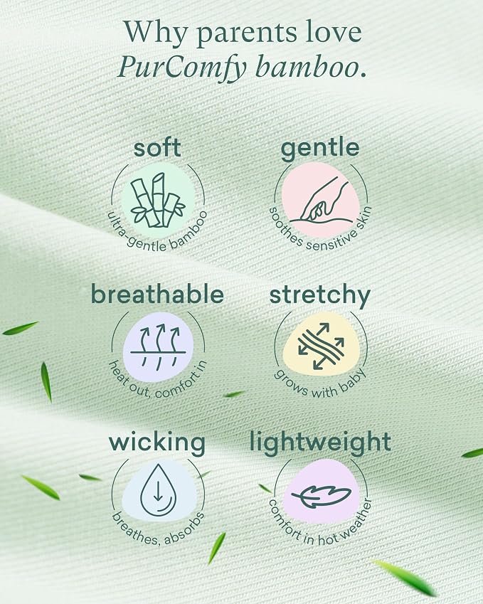 PurComfy Supersoft Swaddle Blanket, Premium Bamboo Viscose, Lightweight & - Image 8