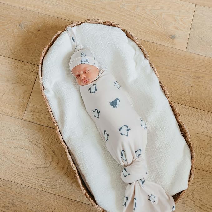 Copper Pearl Swaddle Blankets for Newborns | Soft Stretchy Receiving Blankets - Image 4