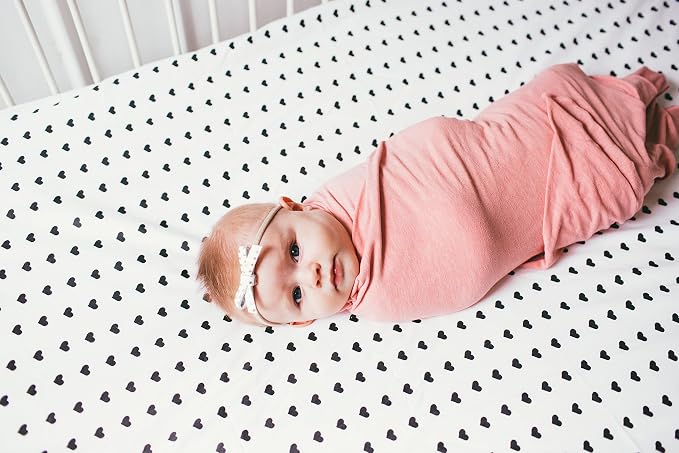 Copper Pearl Swaddle Blankets for Newborns | Soft Stretchy Receiving Blankets - Image 5