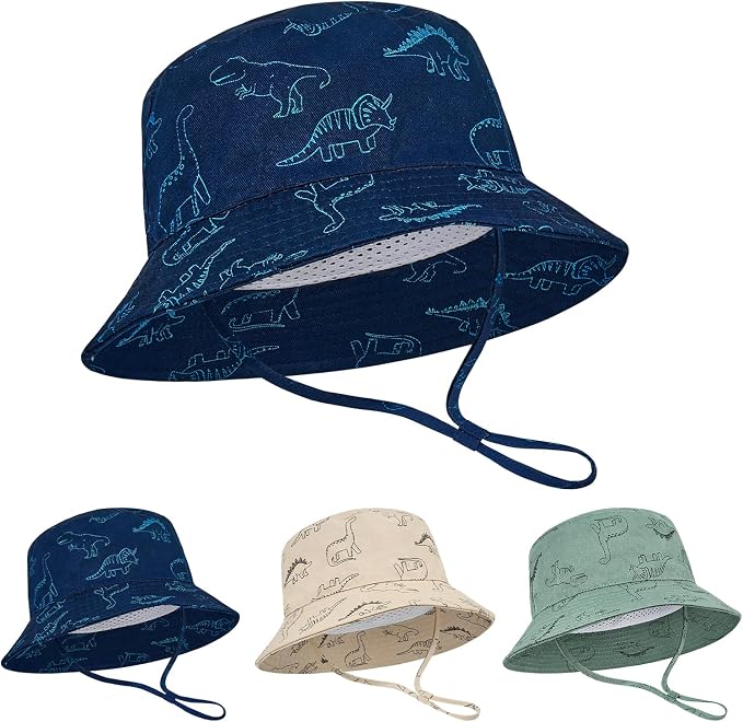 Durio Baby Sun Hat UPF50+ Wide Brim Bucket Hats by DURIO