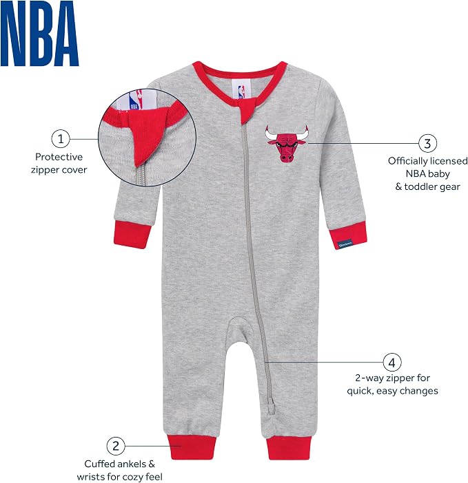 Gerber Baby NBA Footless Pajamas - Image 6