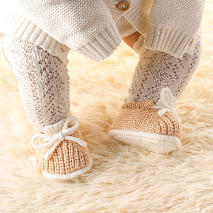 Baby Booties Infant Booties Knit Newborn Shoes - Image 4