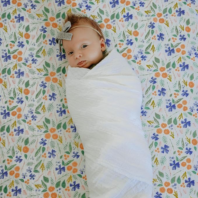 Little Unicorn Muslin Swaddle Blanket - Image 6