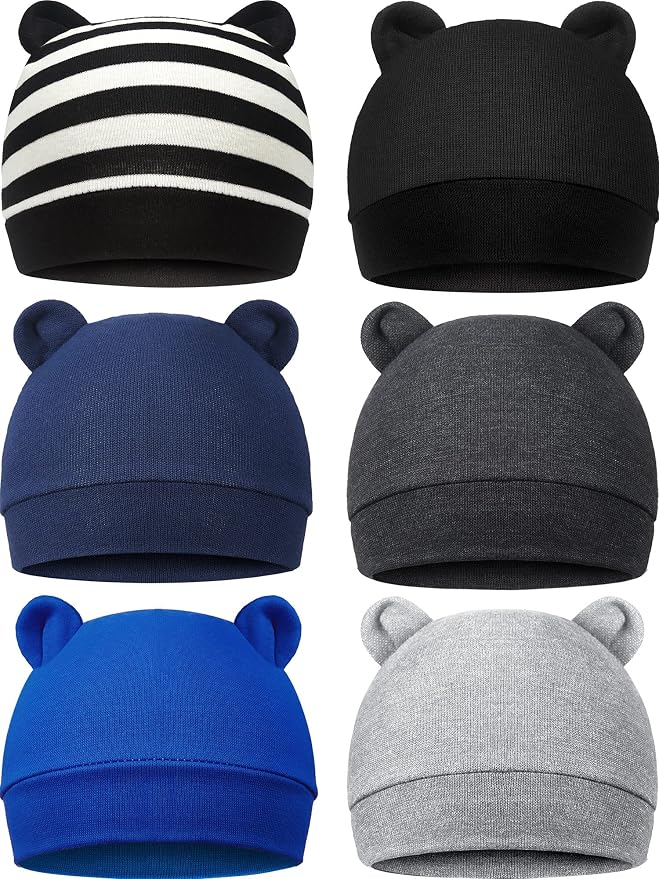 Geyoga Pieces Newborn Baby Hat Bear Ears by Geyoga