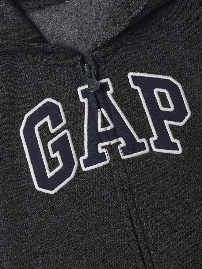 GAP Baby Boys' Playtime Favorites Logo Full Zip Hoodie Hooded Sweatshirt - Image 3