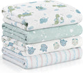 Muslin Swaddle Blankets for Newborn, Cotton Receiving Blanket | 4 Pack 100% by CivaruaKids