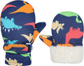 Toddler Gloves Kids Mittens Winter Warm Lined Fleece Gloves Waterproof Snow by Slivery+Color