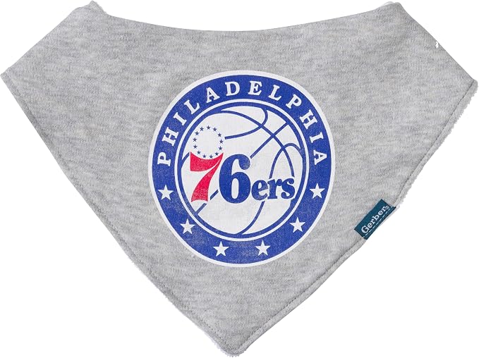 Gerber Baby NBA Bandana Bib and Burp Cloth Set - Image 2