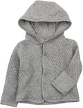 HonestBaby Matelasse Snap-Front Hooded Jacket Organic Cotton by HonestBaby