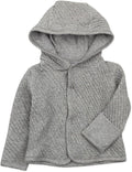 HonestBaby Matelasse Snap-Front Hooded Jacket Organic Cotton by HonestBaby