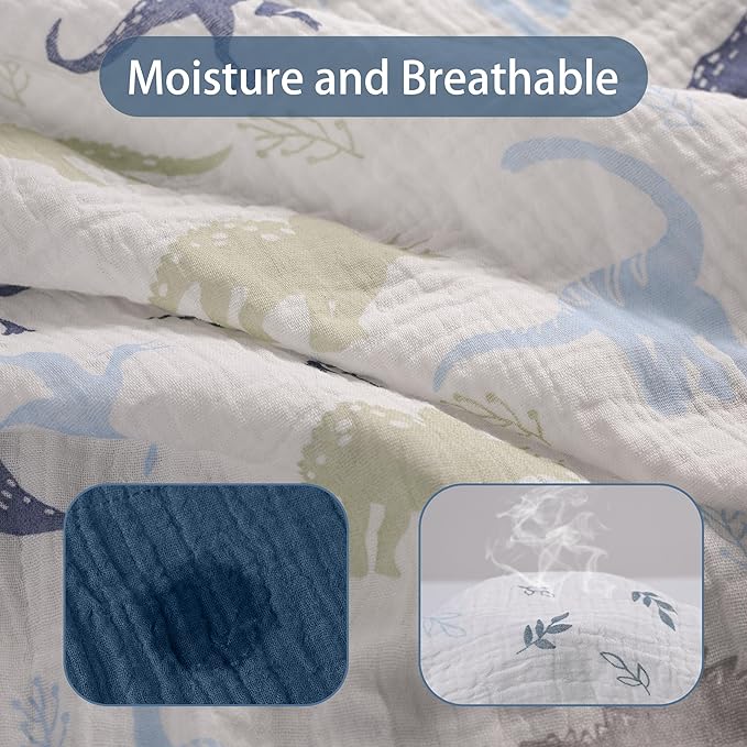 GLLQUEN BABY Muslin Swaddle Blankets - Image 3