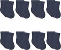 Gerber baby-boys 8-pack Wiggle-proof Jersey Crew Socks by Gerber
