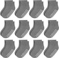 Baby Non-Slip Ankle Socks 12 Pack Soft Cotton by JAKIDAR