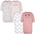 Gerber Baby Girls' 4-pack Sleeper Gown by Gerber