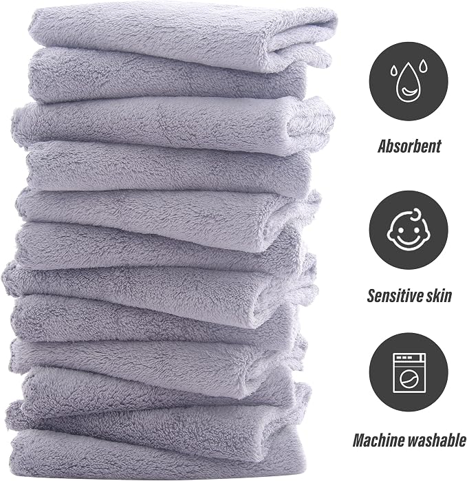 Sunny zzzZZ Ultra Soft 24 Pack Baby Washcloths - Image 4