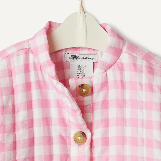 Amazon Essentials x Sofia Grainge Baby Girls' Cotton Sateen Lightweight Printed - Image 4
