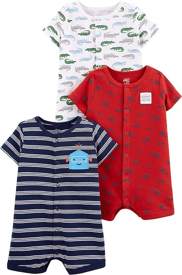 Simple Joys by Carter's Baby 3-Pack Snap-up Rompers by SimpleJoysbyCarters