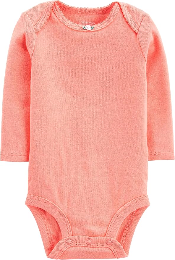 Simple Joys by Carter's Baby Girls 5-pack Long-sleeve Bodysuit - Image 2