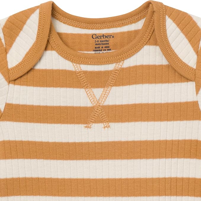 4-Pack Baby Boys Dino Blues Short Sleeve Onesies® Bodysuits - Image 7