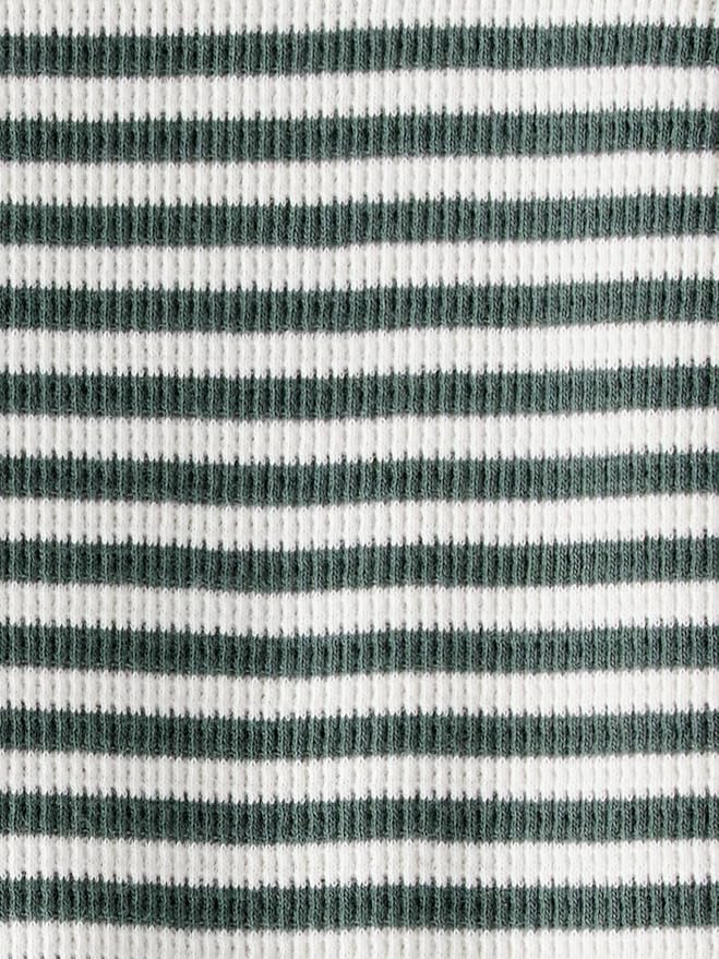 little planet by carter's Unisex Baby Waffle Knit Button-Front Jumpsuit made - Image 3