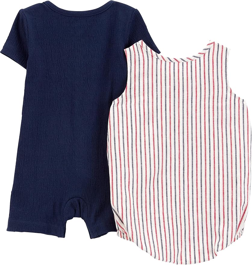 Simple Joys by Carter's Baby Boys' Button Rompers - Image 2