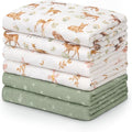 GLLQUEN BABY Receiving Blankets Muslin Swaddle Blanket by GLLQUENBABY