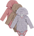 Hanes Baby Long Sleeve Bodysuit, Ultimate Bodysuit Hoodie Boys & Girls by Hanes