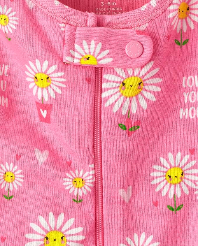 The Children's Place baby-girls And Toddler Snug Fit 100% Cotton Short Sleeve - Image 2