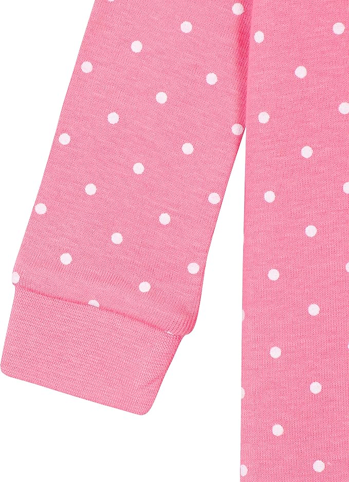 Gerber Baby Girls 2-Pack Footed Pajamas - Image 4