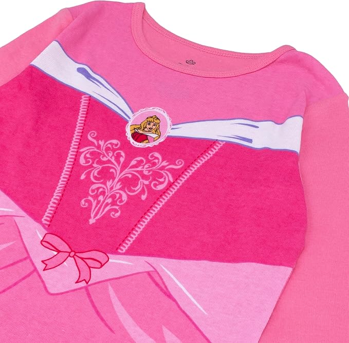 Disney Unisex Kids' 6-piece Snug-fit Cotton Matching Comfortable Pajama Set - Image 4