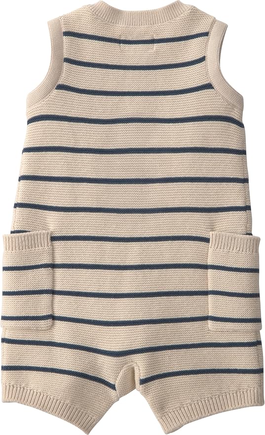little planet by carter's Unisex Baby Waffle Knit Button-Front Jumpsuit made - Image 2