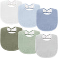 Susurration Muslin Baby Drool Bibs 6Pack Soft Square Adjustable Baby Bandana by Susurration