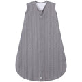 Baby Sleep Sack 12-18 Months, Baby Wearable Blanket 100% Acrylic knit 2-Way Zipper Toddler Sleeping Sack TOG 0.5 (Grey)