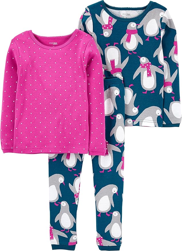 Simple Joys by Carter's Baby 3-Piece Snug-fit Cotton Holiday Pajama Set by SimpleJoysbyCarters