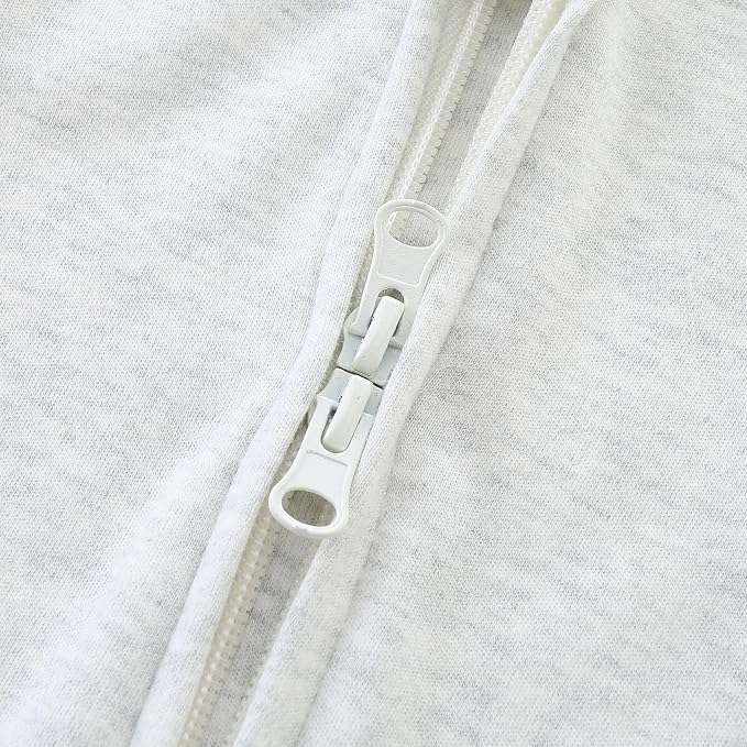 Hikido Baby Romper 100% Organic Cotton Pajamas One Piece Long Sleeve Zipper - Image 4